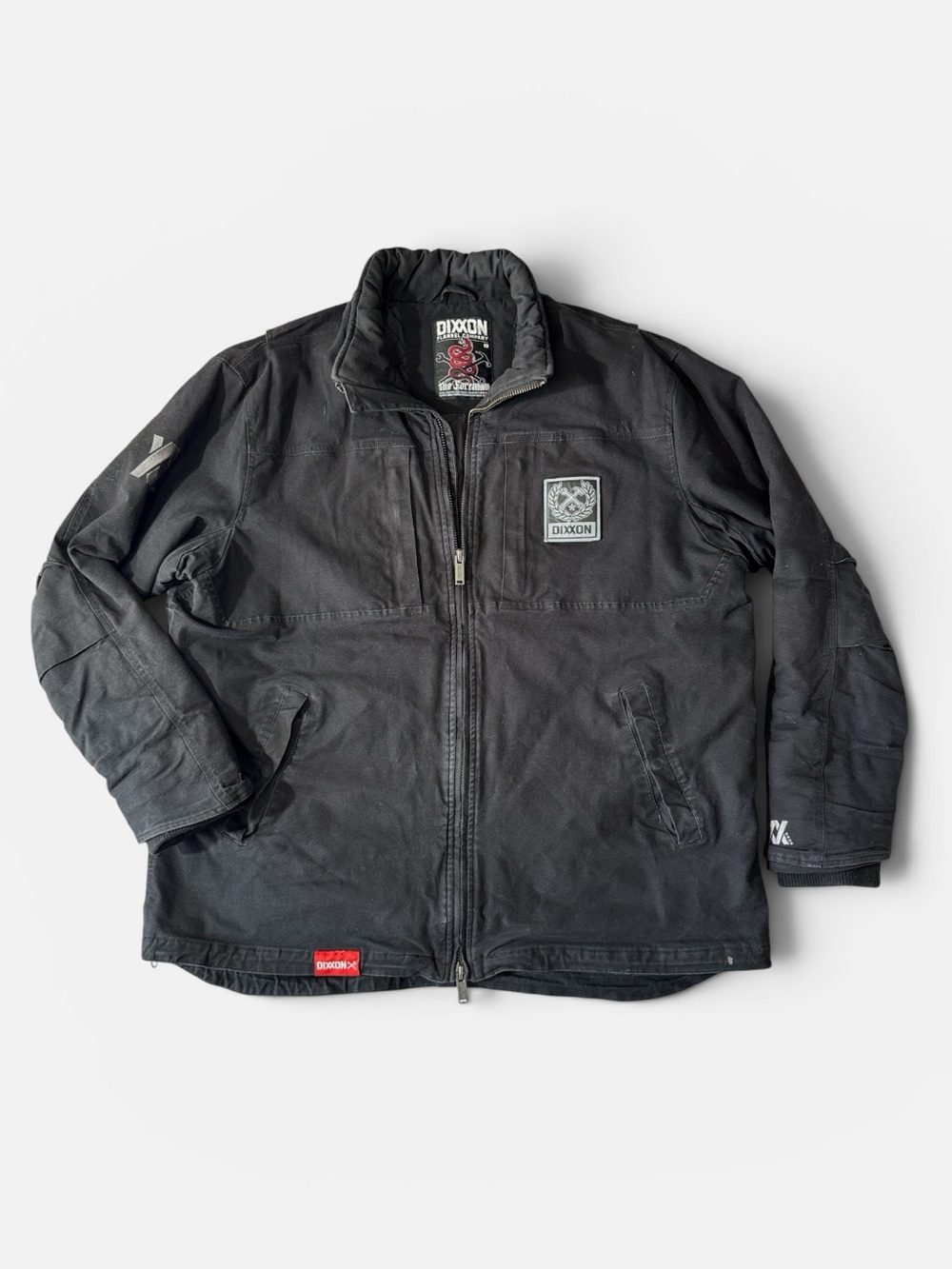 Dixxon flannel company 3XL XXXL black foreman full zip cotton jacket EUC